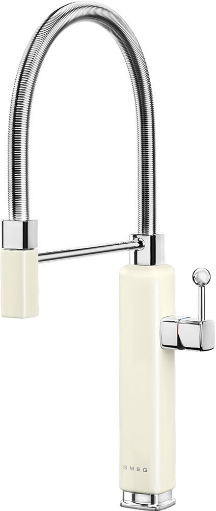 شیر ظرفشویی اسمگ ایتالیا مدل SMEG MDF50CR - طراحی رترو کرم